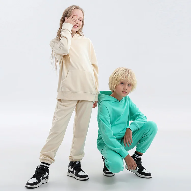 High Quality Plain Kids Hoodies Pullover And Custom Logo Unisex Hoodie Winter Sweatshirts With Printing Hoodies