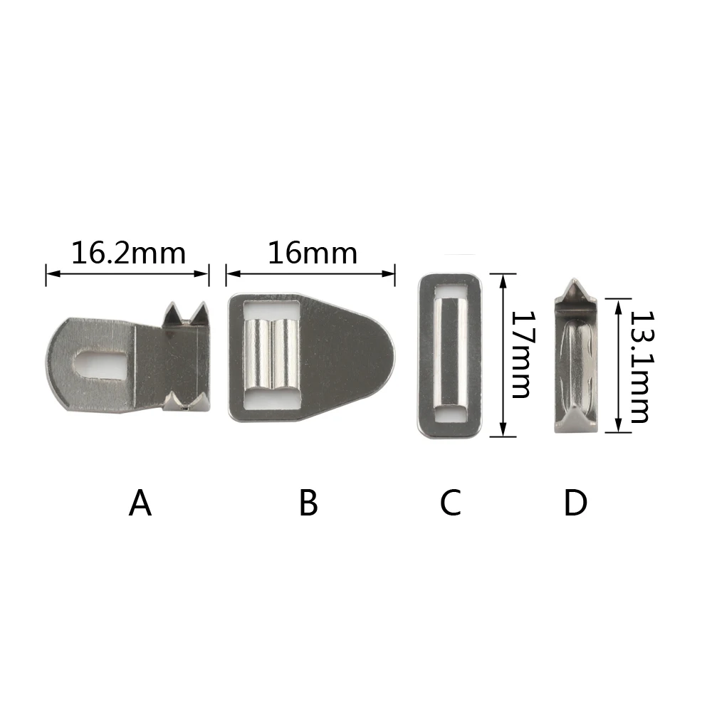 Top Sale Eco-friendly Nickel Color Plating Brass Trouser Hook and Bar for Garment Skirt Dress Pants