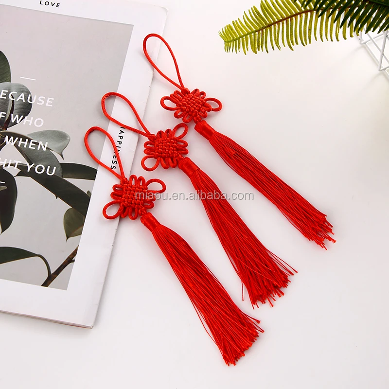 
Wholesale small Chinese knot hanging bookmarking tassel 