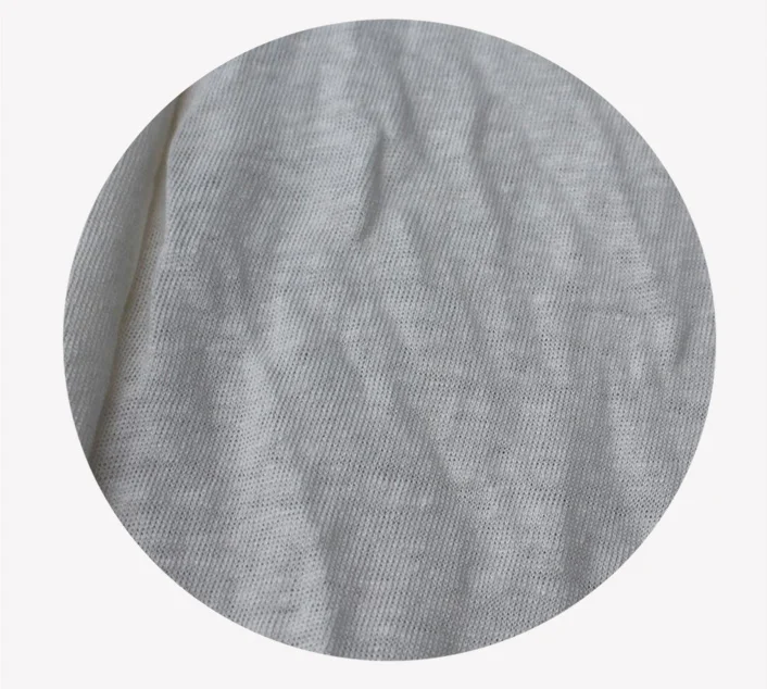Knitted Organic Jersey 100% Hemp Fabric For Sportswear pure hemp jersey eco friendly hemp blanket t-shirt fabric
