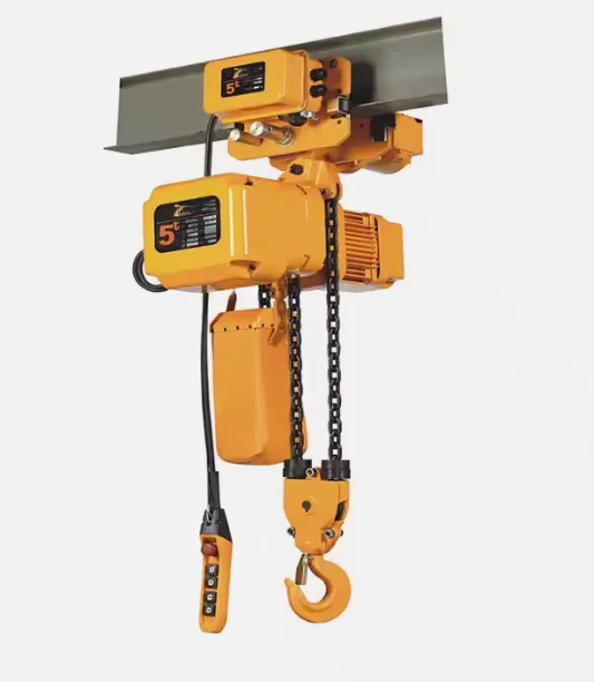 2024 Best Seller Electric Chain Hoist 500kg Load Capacity G80 Chain Various Indoor Outdoor Cranes 220V Construction Industry