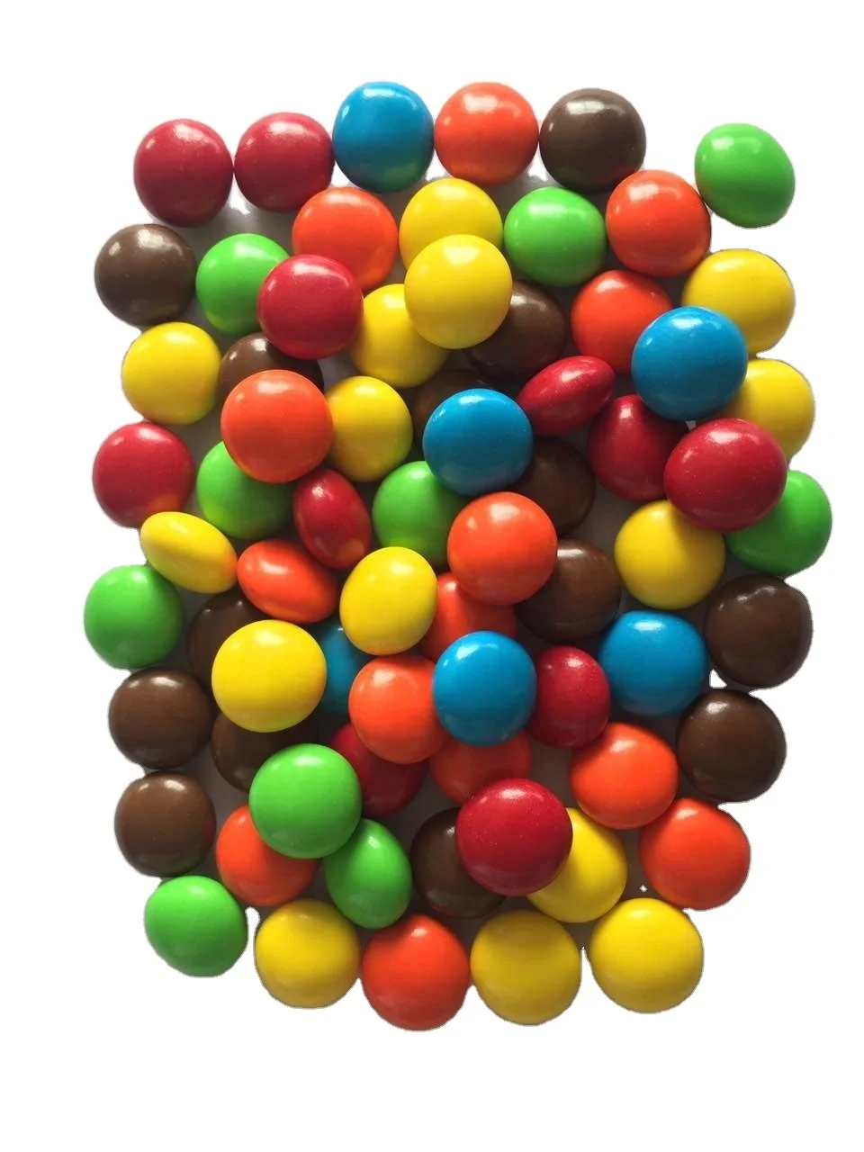 Chinese manufactured 10 colors blends button chocolate sweet chocolate bean for sale