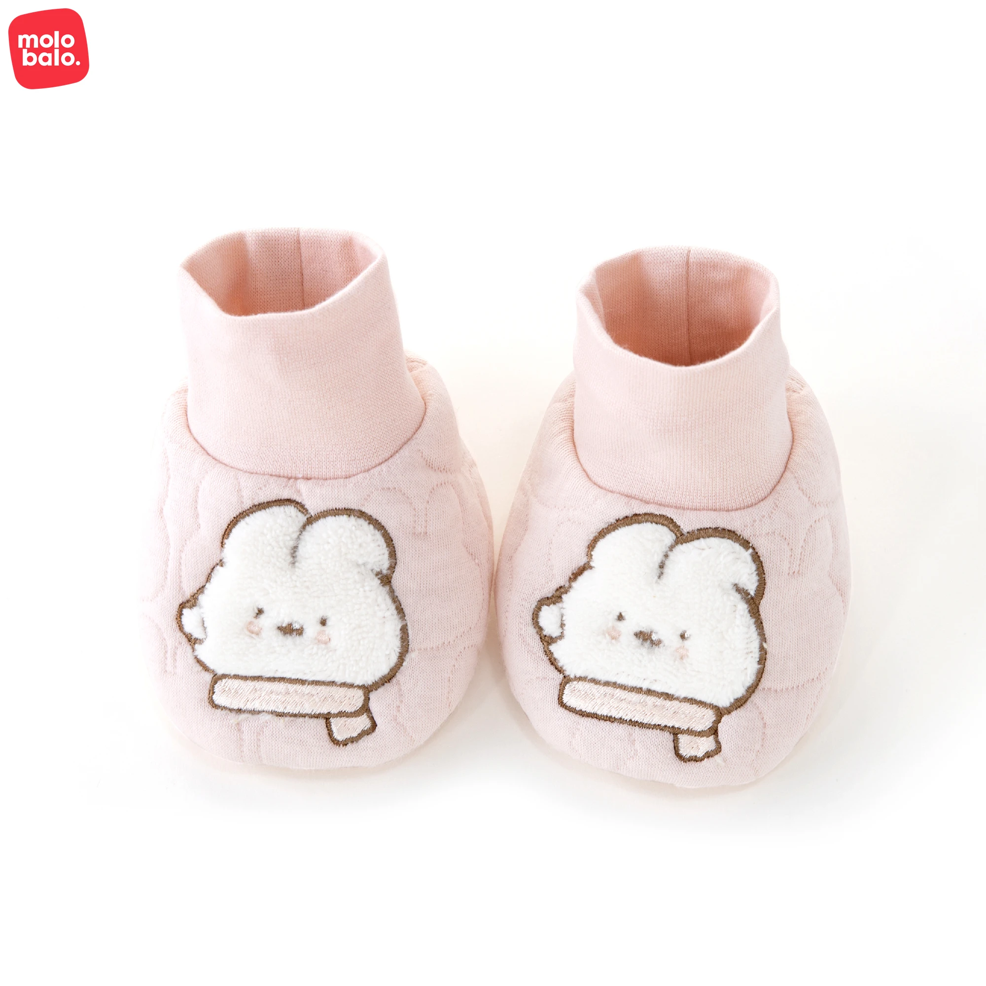 Wholesale Unisex Solid Color Knitted Organic Cotton Infant Baby Socks Ribbed Baby Booties