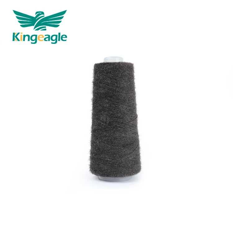 Новый продукт Kingeagle 12 нм/1 1 3 см черная Хрустальная норка волосатая пряжа для вязания