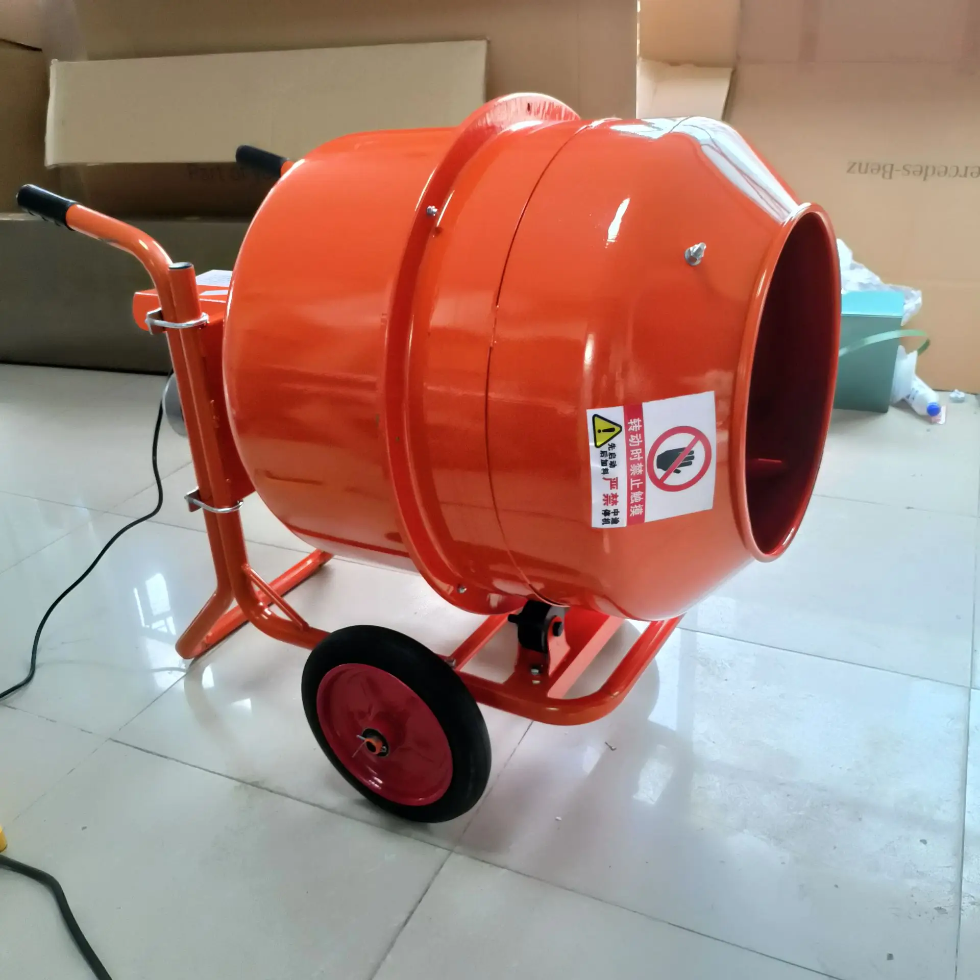 Hot Sale Small Portable Drum Mobile Cement Machine Price Mini Electric Mixer Concrete