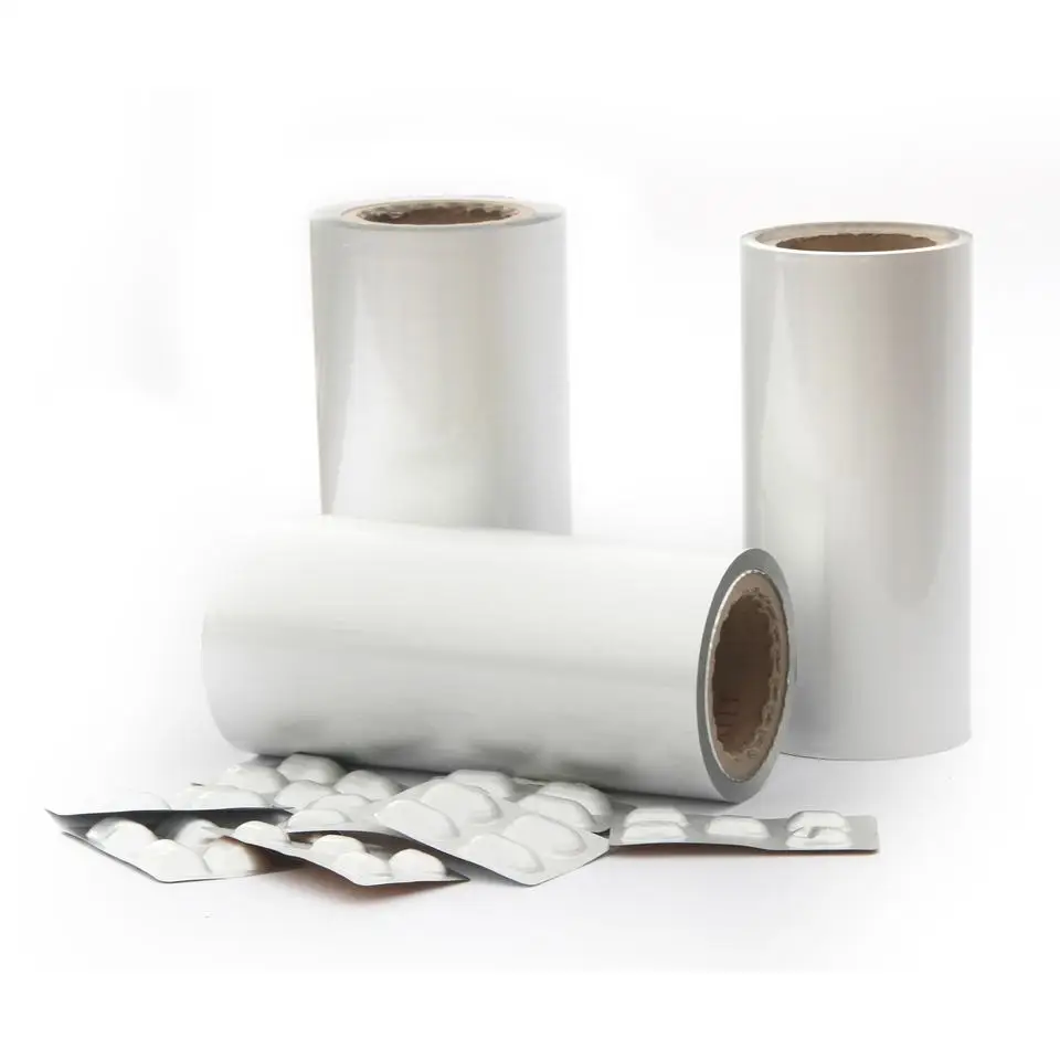 OP/ALU/VC structure Aluminum Lidding Foil for Drugs packaging PTP blister foil