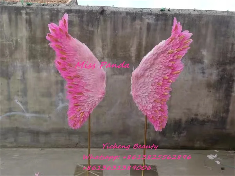 Yicheng Beauty new style hot selling quality wings beautiful plumage wings can custom color swing decoration