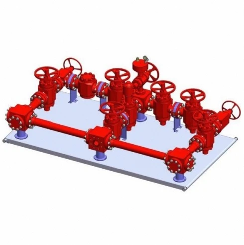 Highly interchangeable API Standard Interface Choke Manifold