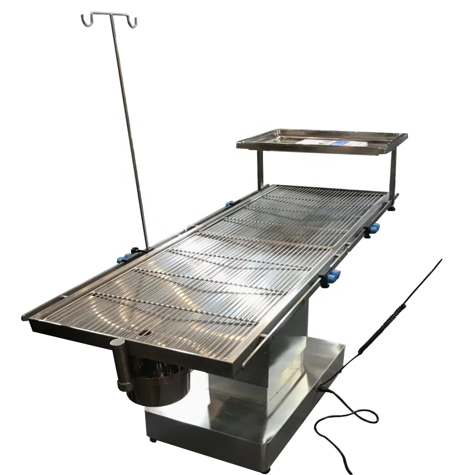 Veterinary Clinic Equipment Electric Stainless Steel Animals Surgical Operating Table
