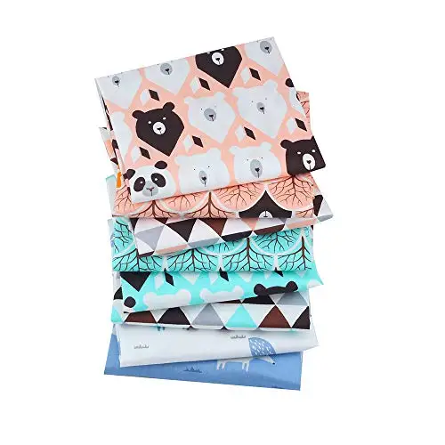 Cartoon animal design 100% cotton printed fabrics home textiles