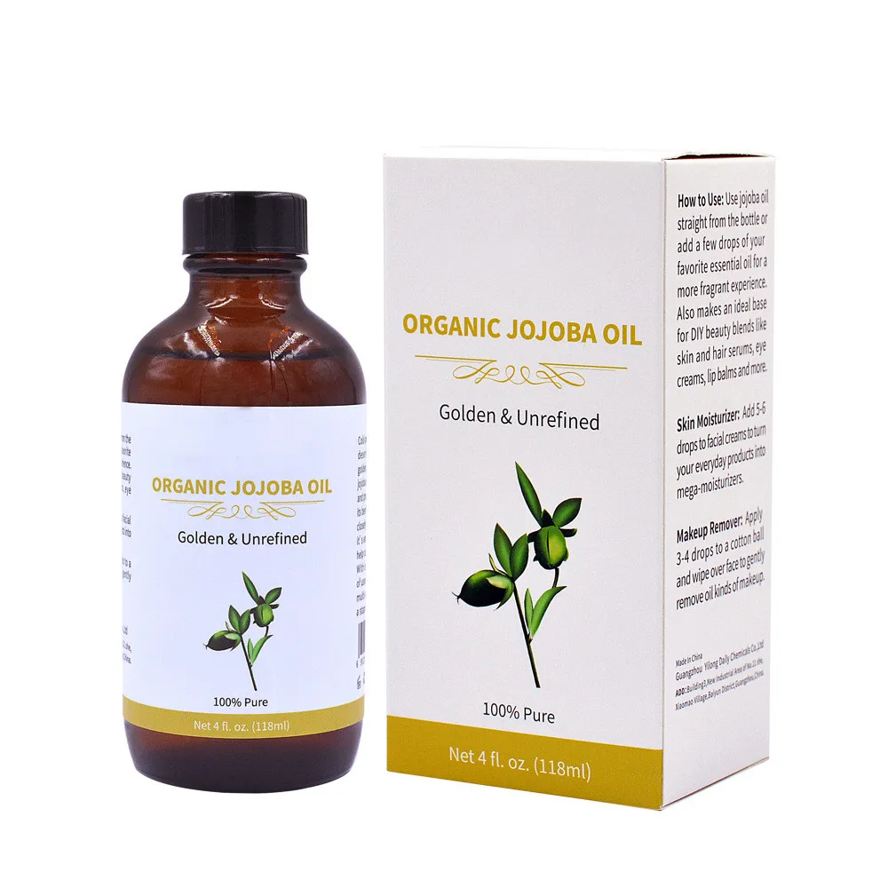  Jojoba oil Private Label Cold Pressed 100% Pure Natural Organic Oil For Face