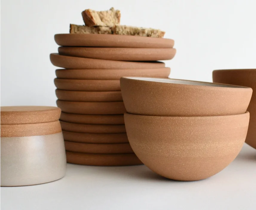 French Butter Crock Pottery Unique Design French Ceramic Butter Dish/Keeper allowing keeping butter at room temperature