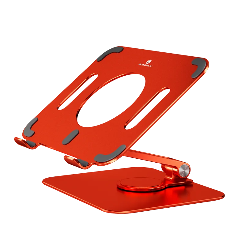 Алюминиевый держатель для планшета вращающийся на 360 градусов регулируемый угол пользовательского логотипа Подставка вращающаяся