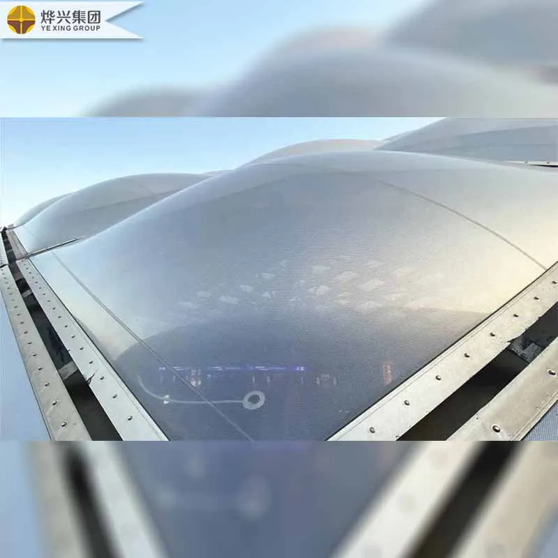 ETFE membrane structure air pillow transparent and translucent inflatable roof of high-speed rail station is durable