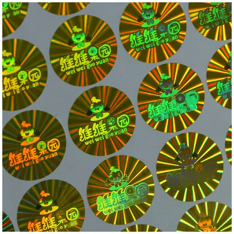 Custom Laser security Hologram Labels Scratch off hologram sticker label Tamper evidence Hologram sticker
