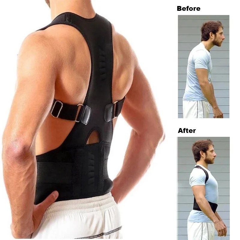 Adjustable Posture Corrector Corset Breathable Back Support Shoulder Lumbar Brace Support Straight Corrector for Men Women