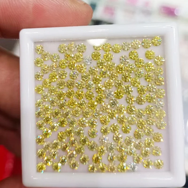 Past Diamond Tester 0.7mm Melee Moissanite DEF color VVS1 clarity melee diamond price per carat