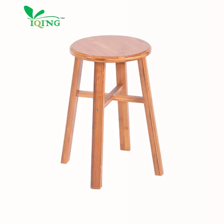  YQ-BRS21 Wholesale Vintage Small Wooden Mini Stool Display Stand Stools Round Bamboo