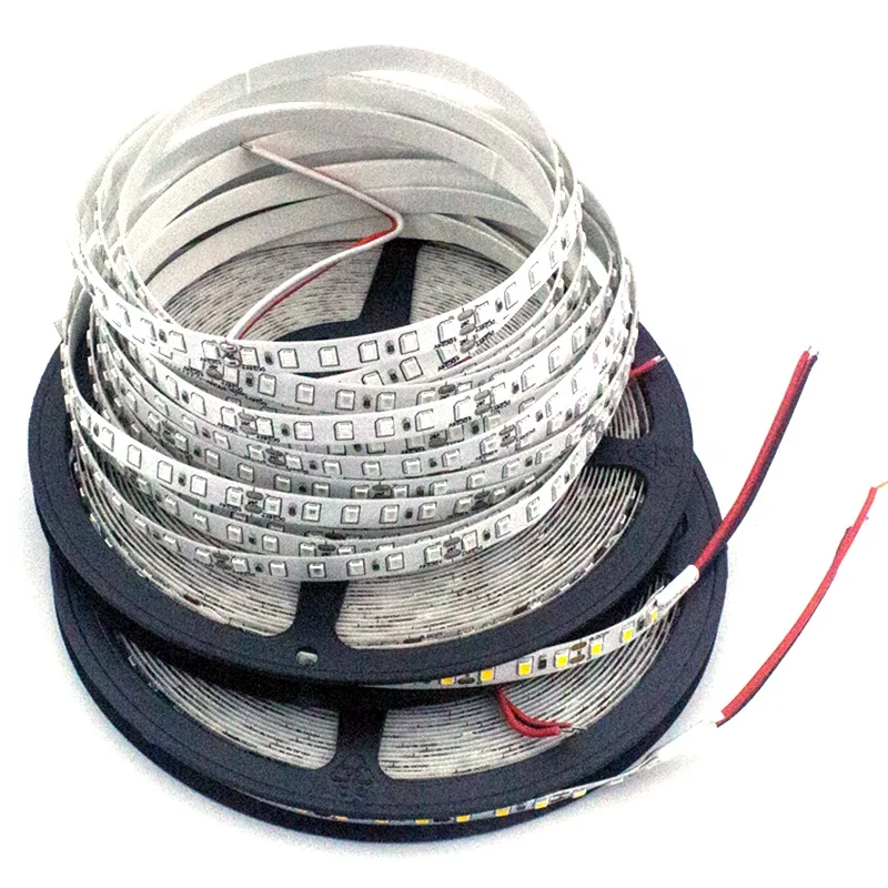 12 В SMD2835 чистая белая светодиодная лента 10 м Высокий люмен 8 мм PCB 120led/m гибкая 12000K/3000K/4000K/6000K