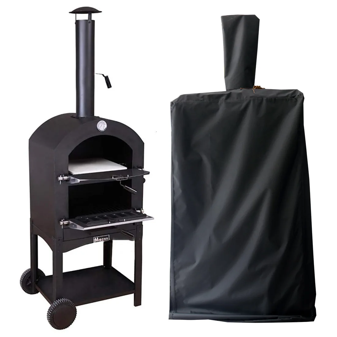 Promotional Specials Pizza Oven Waterproof Rain Bbq Cover Chimney Pizza Oven Cover