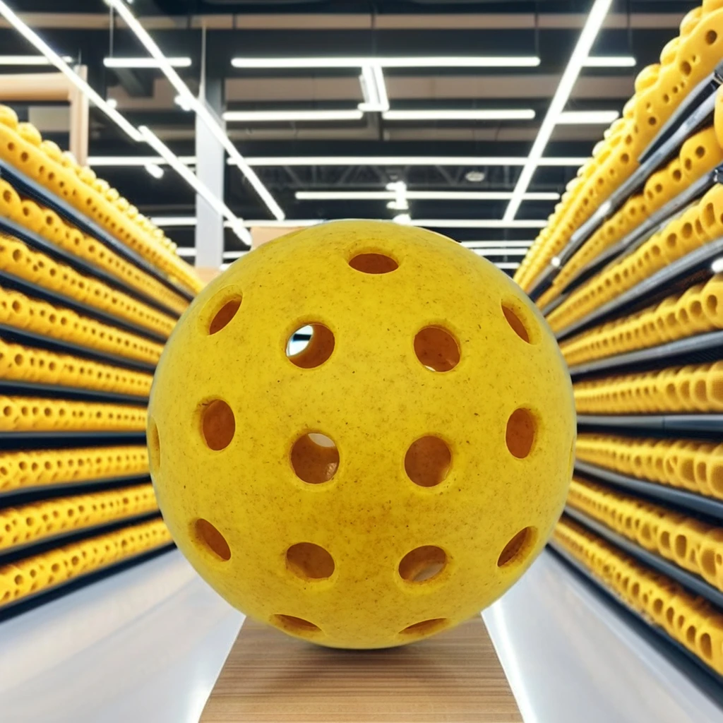 2024 популярный спортивный индивидуальный логотип Pickleball высокоэластичный прочный разлагаемый пластик USAPA сертифицированный для взрослых