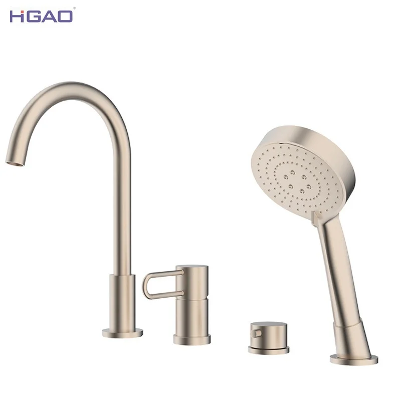 Modern Double Copper Core Faucet Large Elbow Personalized Home Kitchen Sink Vegetable Basin Tap Ceramic Valve Water Purifier
