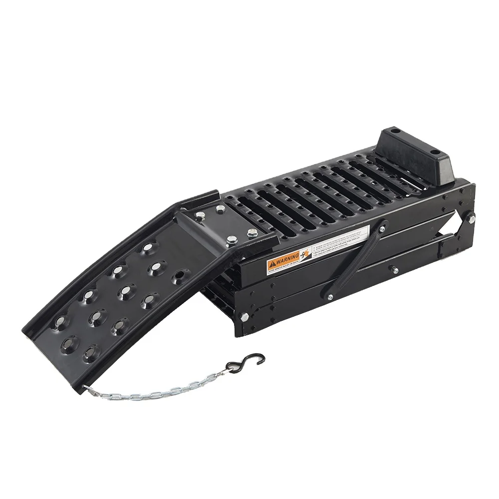 heavy duty lawnmower tri-folding vehicle mobile ATV truck trailer steel container portable loading car ramp