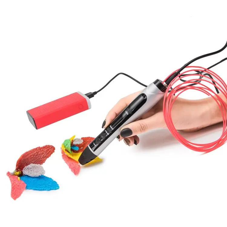 Professional Lapiz Stylo Caneta Lapicero Penna 3D Art Printer Pencil Electronic Paint Plastic Printing Pen Doodler Kits 3dpen