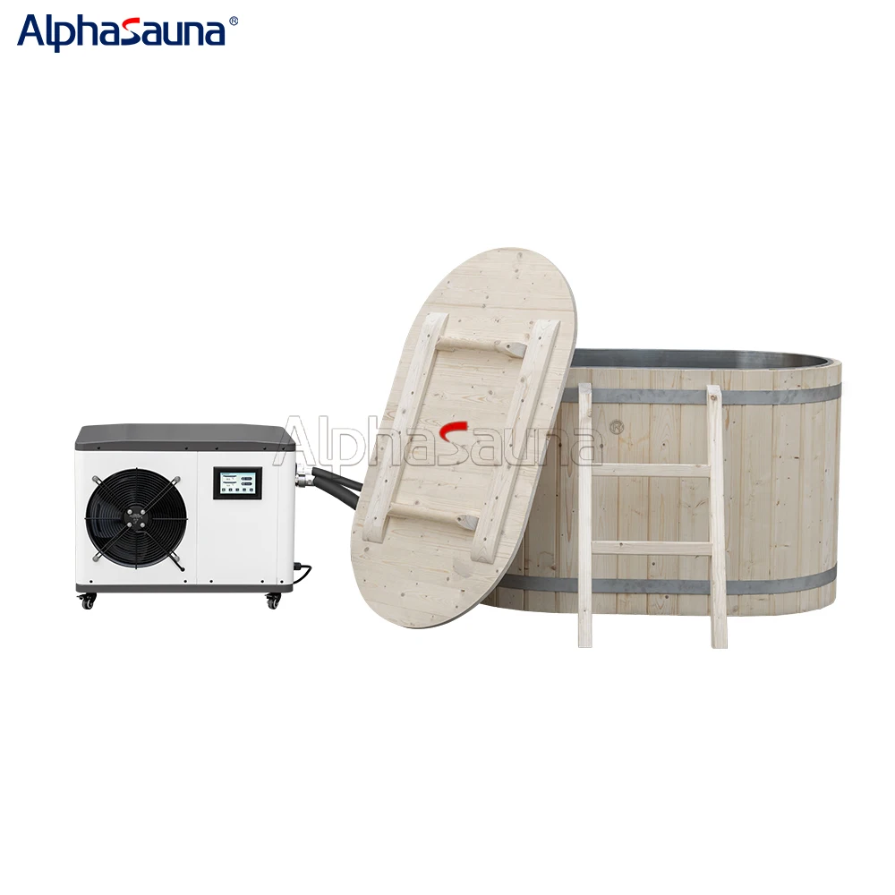 Compact Tub With 1 Hp Cold Plunge Optional For Athletes Cold water chiller Ice bath Recovery
