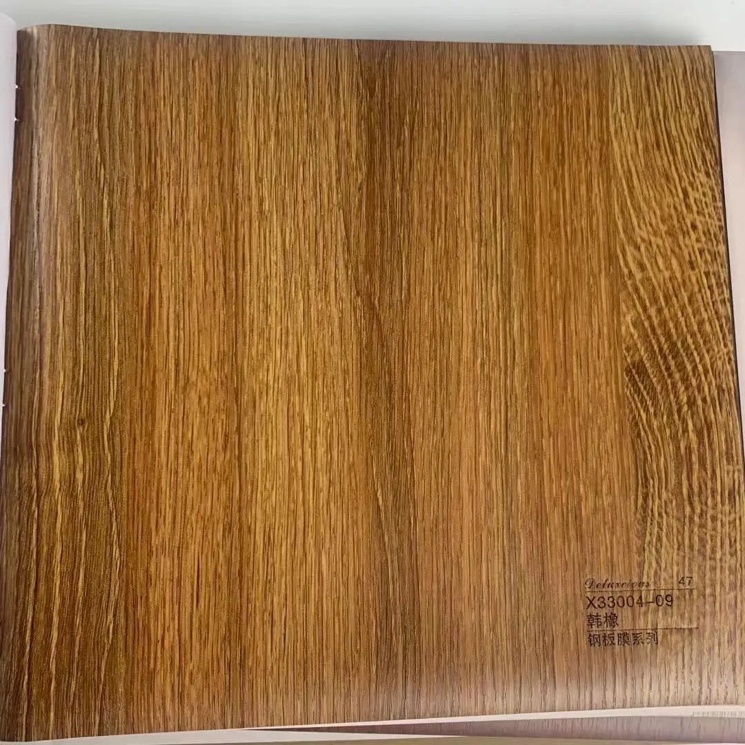 factory zhejiang pet/pvc Film Laminated Metal colored galvanized steel Sheet Galvanized VCM  panel Steel Sheet