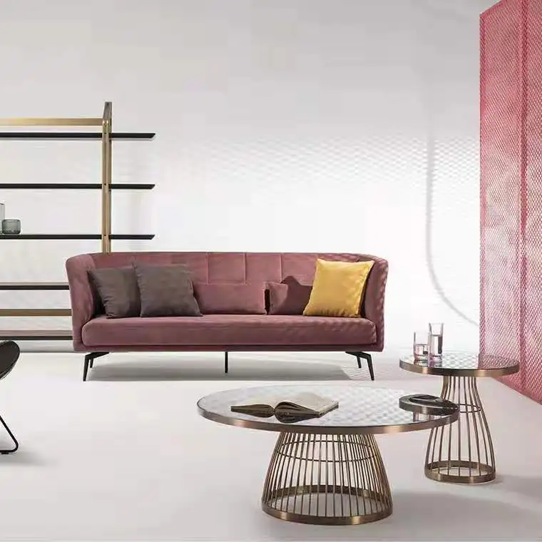 
Sofa for living room design 2019 sectional lounge pink velvet sofa set 