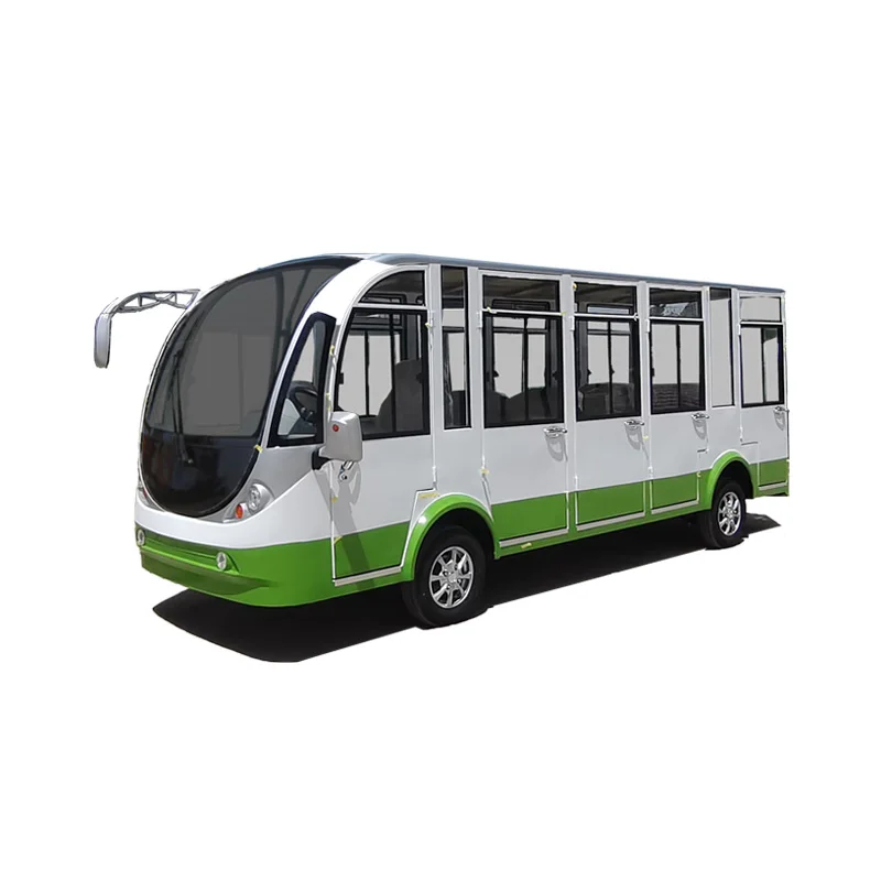 Cheap Prices Electric Passenger Bus with doors Solar sightseeing car
