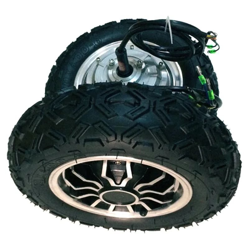 10 дюймов 24v-48v 350w-800w с бесщеточным двигателем постоянного тока без зубчатой передачи подойдет как для повседневной носки так вал электрический скутер Алюминиевая Передняя Ступица