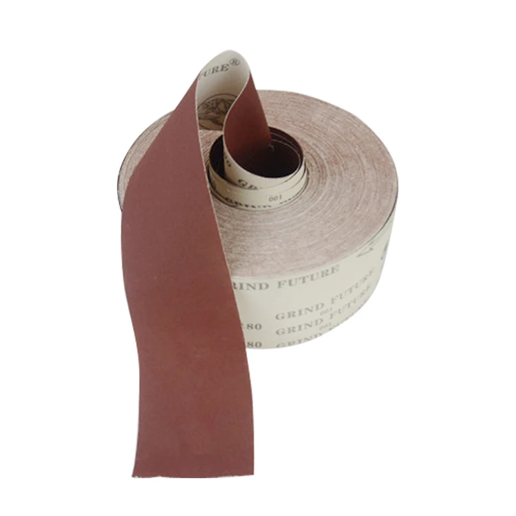 
High Quality Soft Cloth Aluminum Oxide abrasives sanding paper roll 4inch*100y 