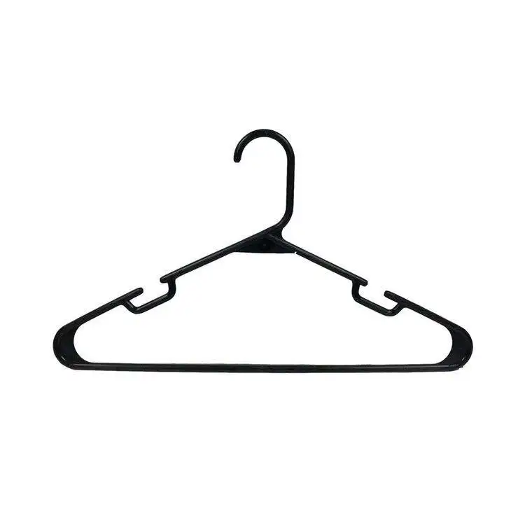 Factory wholesale Black Super Heavy Duty Premium Quality Plastic Suits Hangers Plastic Hangers