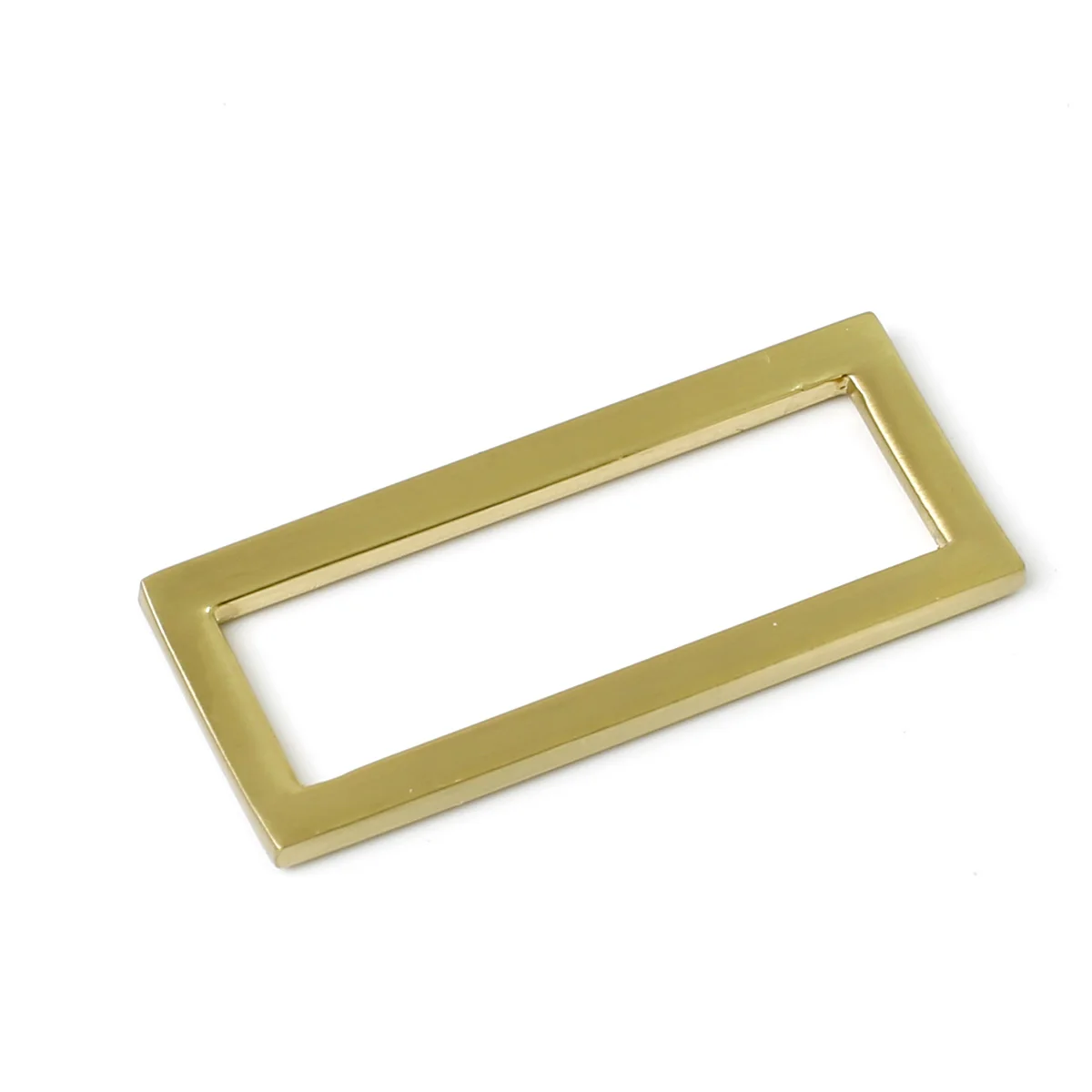 Sharp Edge Adjustable Rectangle Metal Loop Belt Ring Bag Hardware And Accessories Square Ring Bag Ring For Handbag