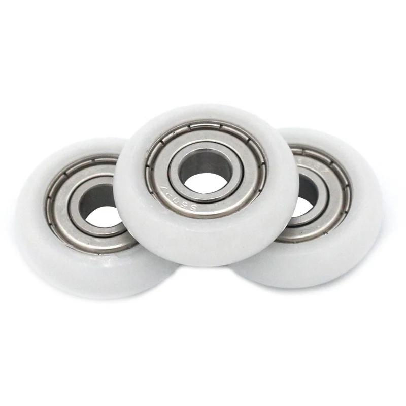 high quality rowing seat plastic O type white pom wheels 608ZZ 8*31*9mm