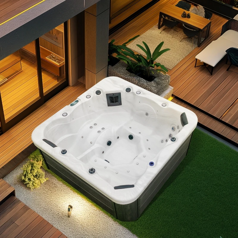 Открытый спа 6 человек smart balboa jacuzzier Ванна US aristech Акриловая Гидромассажная 220 В