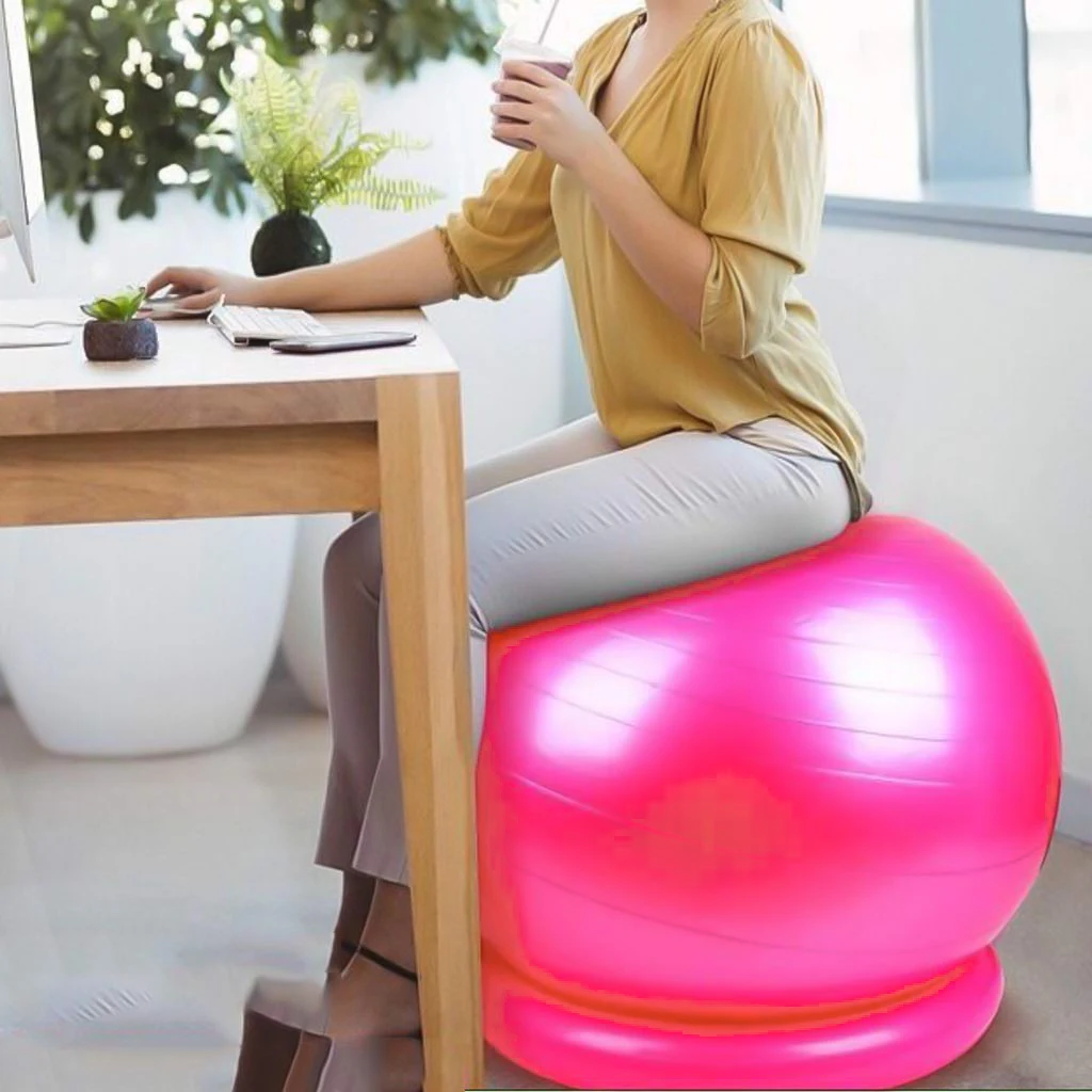 Germany original single PVC yoga ball base circle 60cm environmental protection material thickened