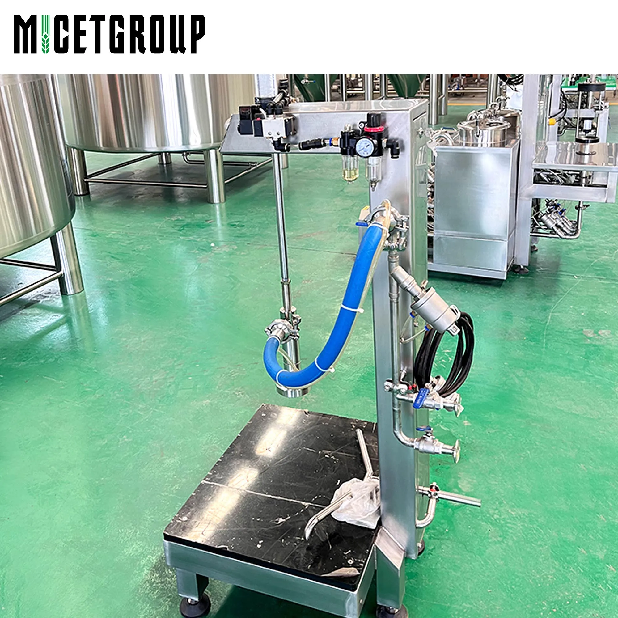 One Station automatic isobaric beer keg filling machine single head barrel filler