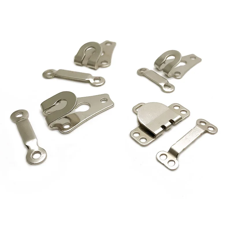 Factory custom Metal brass small trouser hook and bar for pants sewing trouser hooks and bars