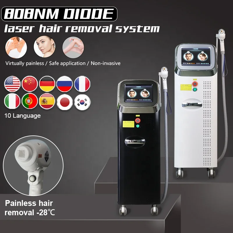 ADG hot selling high-power ice titanium diode hair removal 1200W diode hair removal beauty equipment