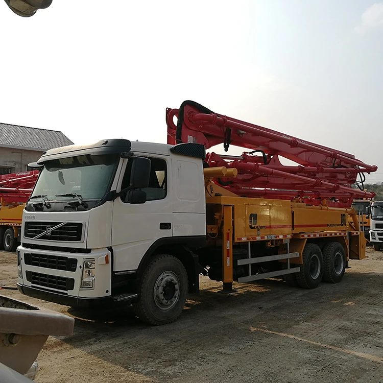 2012 diesel putzmeister volvo 36m used cost of truck mounted concrete pump trucks for sale