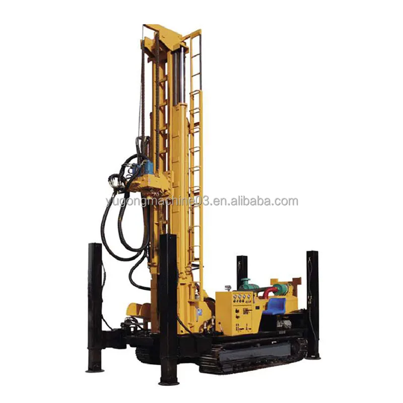 Factory Hot Sale 500M Depth Deep Borehole Drilling Rig Water Wheel Type Water Well Drilling Rig For Sale