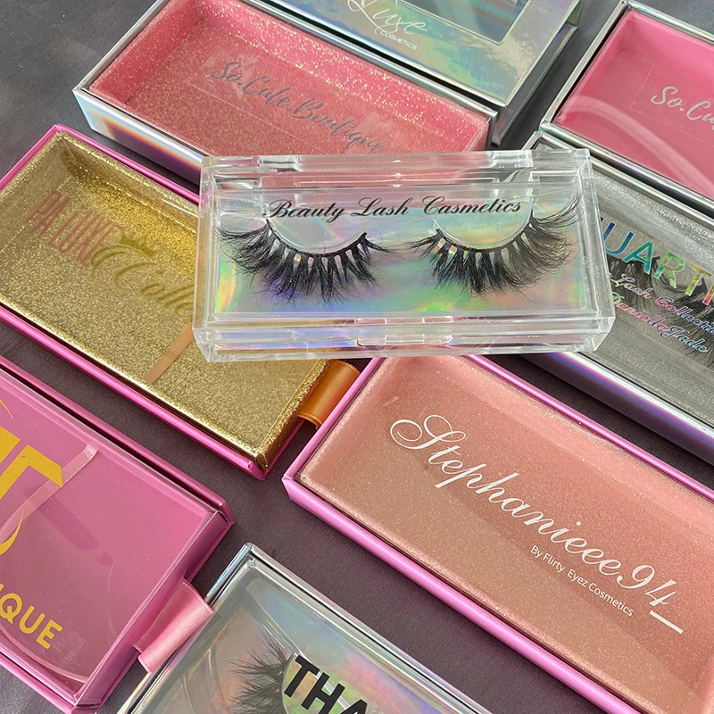 Factory Price Dramatic 25mm Bottom Full Strip Lashes 3d Mink Eyelashes Wholesale Mink Eyelash Custom Label