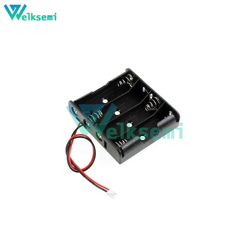 Welksemi battery holder 18650 Battery Storage Box Case With Wire Lead Battery Container