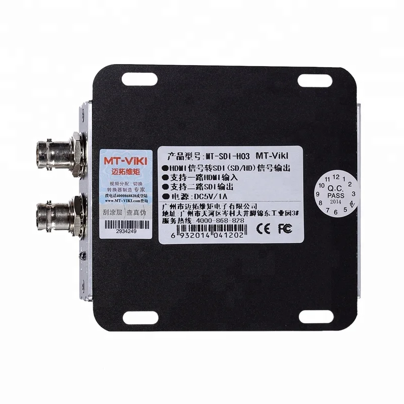 1X2 2 Port Sd/Hd/3D Sdi Output H-dmi To Sdi Converter