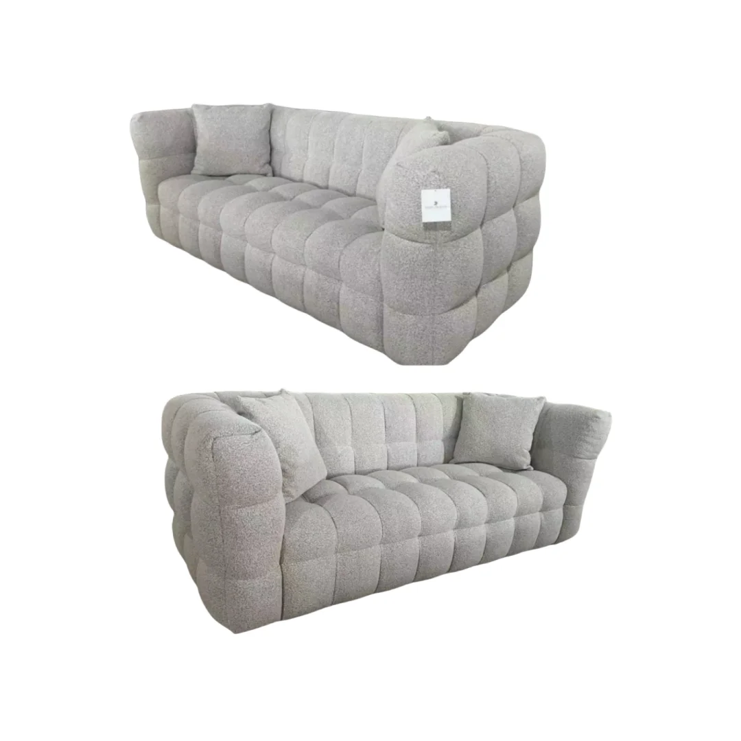 Factory custom villa house leather fabric soft sofa furniture splicing hotel lobby luxury living room sofa