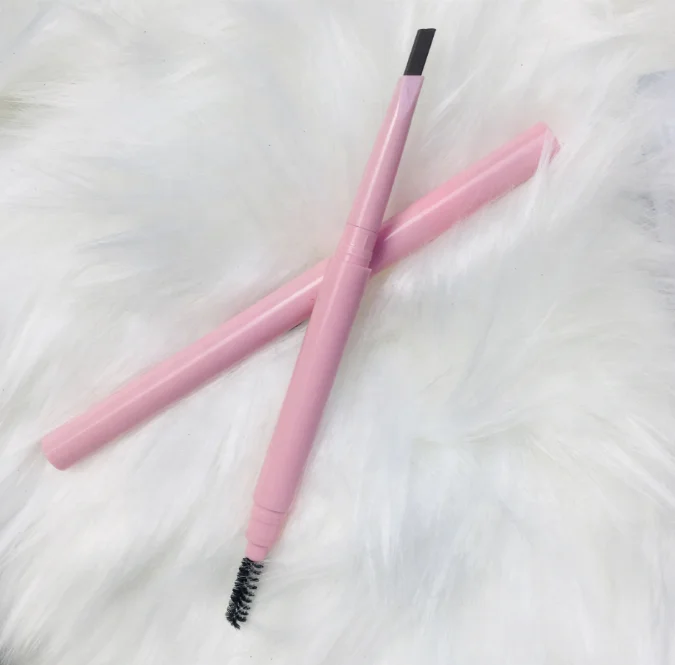Private Label Make Up Eye Brow Pen Set Pink Box Eyebrow Pencil