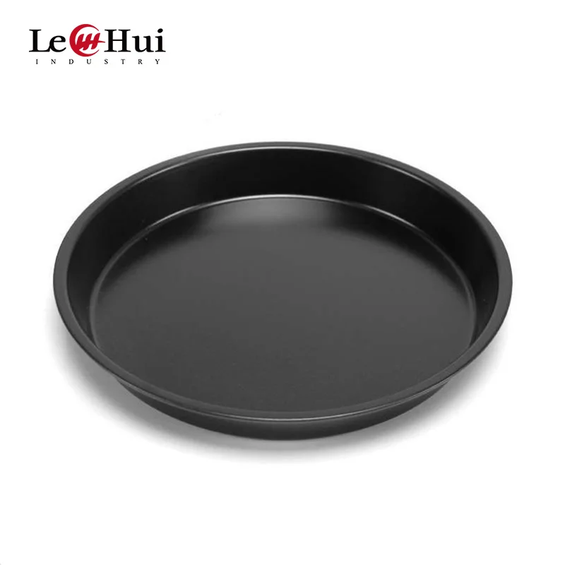 Pizza Pan 6 inches Round Pizza Plate Deep Dish Tray Carbon Steel Non-stick Mold Baking tray carbon steel pizza pan